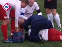 В Голландии судья сломал футболисту нос во время матча