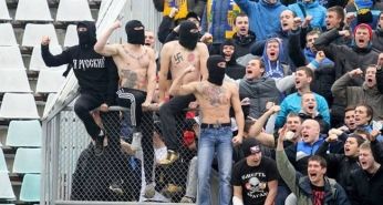 Беспорядки на украинских стадионах